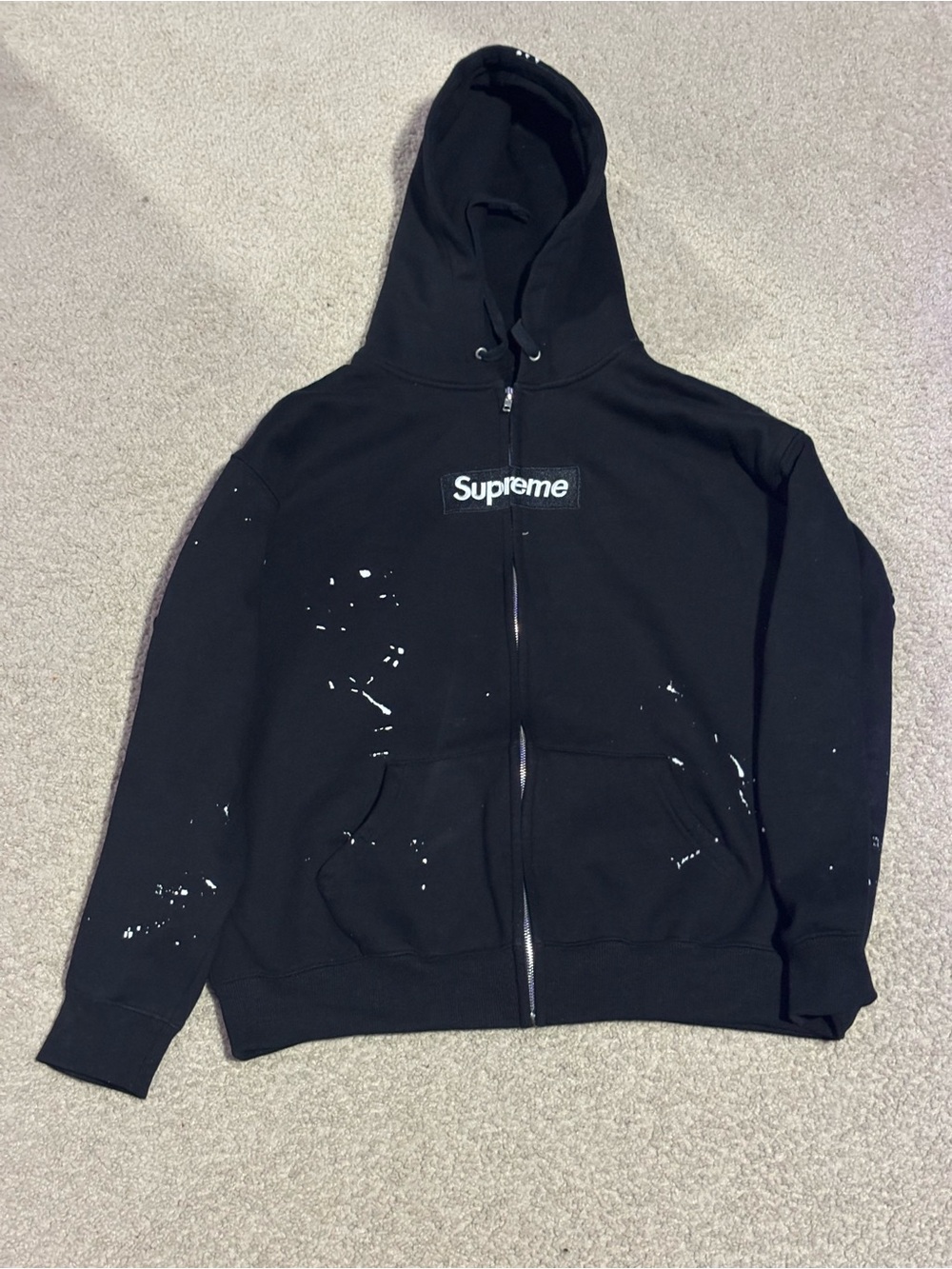 Black Zip-Up Hoodie Jacket Stylish
